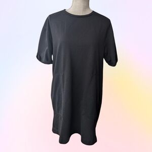 Black Zara Trafaluc Shirt Dress-- Size Medium